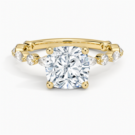 18K Yellow Gold Versailles Three-Quarter Coverage Diamond Ring (1/2 ct. tw.)