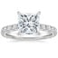 Platinum Anthology Three-Quarter Coverage Diamond Ring, smalltop view