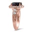 Deco-Inspired Sapphire Halo Ring, smallview