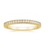 18K Yellow Gold Starlight Diamond Ring (1/8 ct. tw.), smalltop view