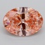 2.01 Ct. Fancy Vivid Pink Oval Lab Grown Diamond