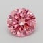 0.90 Ct. Fancy Pink Round Lab Grown Diamond