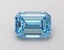 1.53 Ct. Fancy Vivid  Blue Emerald Lab Grown Diamond
