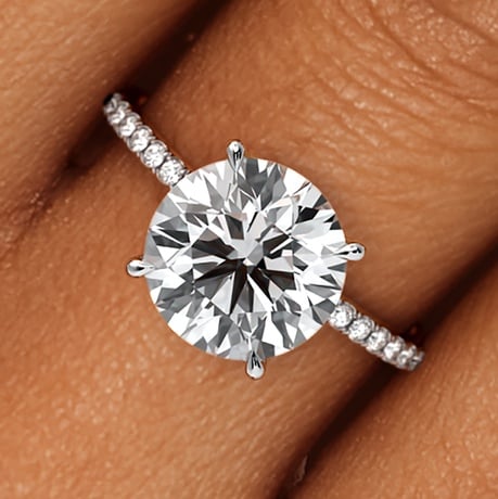 Luxe Petal Diamond Ring