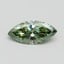0.80 Ct. Fancy Vivid Green Marquise Lab Grown Diamond
