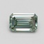 1.01 Ct. Fancy Intense Green Emerald Lab Grown Diamond