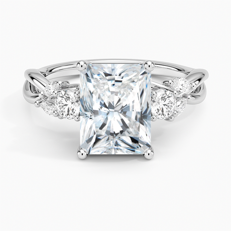 Willow Three Stone Diamond Ring - Brilliant Earth