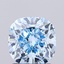 1.50 Ct. Fancy Vivid  Blue Cushion Lab Grown Diamond
