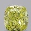 1.03 Ct. Fancy Yellow Cushion Diamond