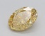 1.17 Ct. Fancy Vivid Yellow Oval Lab Grown Diamond