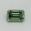 2.02 Ct. Fancy Vivid Green Emerald Lab Grown Diamond