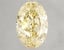 4.02 Ct. Fancy Vivid Yellow Oval Lab Grown Diamond
