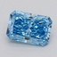 3.10 Ct. Fancy Vivid  Blue Radiant Lab Grown Diamond