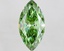 7.02 Ct. Fancy Vivid Green Marquise Lab Grown Diamond