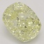2.22 Ct. Fancy Light Yellow Cushion Diamond