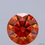 1.53 Ct. Fancy Intense Brownish Orange Round Lab Grown Diamond