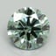1.70 Ct. Fancy Vivid Pacific Green Round Lab Grown Diamond