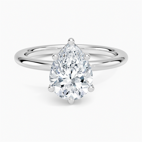18K White Gold Sydney Perfect Fit 2mm Solitaire Ring