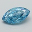 1.61 Ct. Fancy Vivid Blue Marquise Lab Grown Diamond