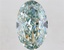 13.56 Ct. Fancy Green Oval Lab Grown Diamond