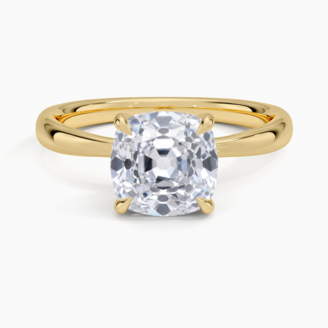 Floral Inspired Solitaire Ring