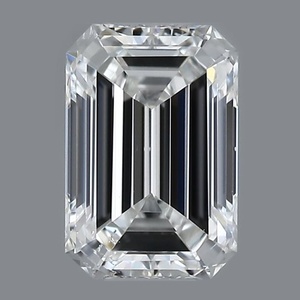 Emerald diamond — real photo