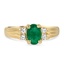 Retro Emerald Vintage Ring
