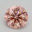 2.50 Ct. Fancy Intense Pink Round Lab Grown Diamond