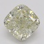 3.02 Ct. Fancy Light Brownish Yellow Cushion Diamond