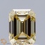 0.72 Ct. Fancy Yellow Emerald Lab Grown Diamond