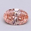 1.57 Ct. Fancy Vivid  Pink Oval Lab Grown Diamond
