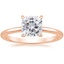 14K Rose Gold Petite Elodie 1.5mm Ring, smalltop view