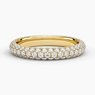 Valencia Eternity Lab Diamond Ring (1 1/2 ct. tw.) in 18K Yellow Gold