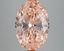 8.11 Ct. Fancy Vivid Pink Oval Lab Grown Diamond