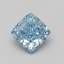 1.60 Ct. Fancy Vivid Blue Cushion Lab Grown Diamond