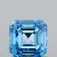 1.04 Ct. Fancy Vivid  Blue Asscher Lab Grown Diamond