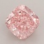 1.71 Ct. Fancy Vivid  Pink Cushion Lab Grown Diamond