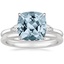 18K White Gold Perfect Fit Three Stone Pear Diamond Ring with Petite Comfort Fit Wedding Ring