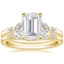 18KY Moissanite Verbena Diamond Bridal Set (1/4 ct. tw.), smalltop view