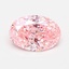 0.95 Ct. Fancy Vivid Pink Oval Lab Grown Diamond
