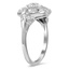 The Fenelia Ring, smalltop view on a hand