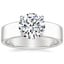 18K White Gold Alden Diamond Ring, smalltop view