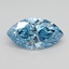 0.84 Ct. Fancy Vivid Blue Marquise Lab Grown Diamond