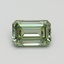 0.70 Ct. Fancy Intense Green Emerald Lab Grown Diamond