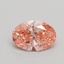 1.04 Ct. Fancy Vivid Pink Oval Lab Grown Diamond