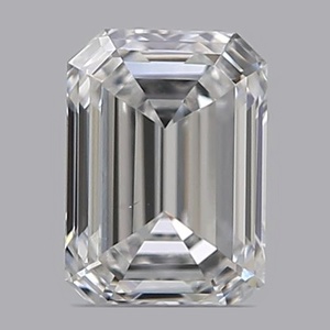 Emerald diamond — real photo