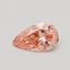 0.51 Ct. Fancy Intense Pink Pear Lab Grown Diamond