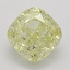 1.12 Ct. Fancy Yellow Cushion Diamond