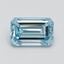 3.02 Ct. Fancy Intense Blue Emerald Lab Grown Diamond