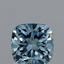 1.26 Ct. Fancy Vivid Blue Cushion Lab Grown Diamond